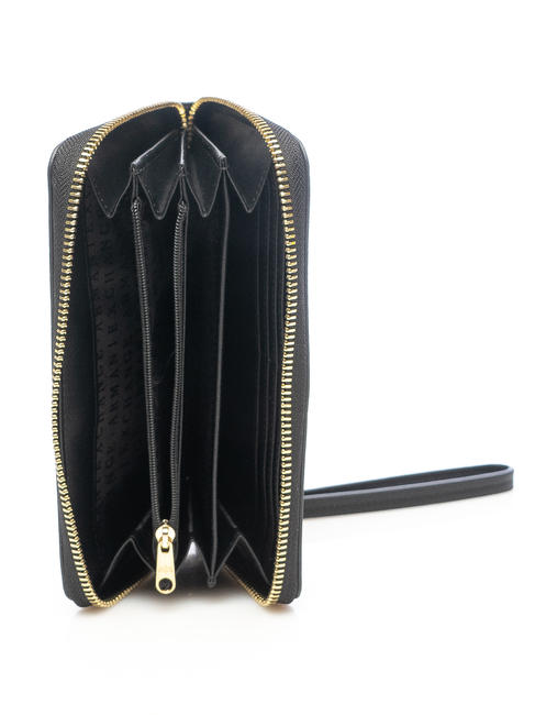 Geldb&ouml;rse ZIP AROUND Mit Polsierina Schwarz - Brieftaschen Damen