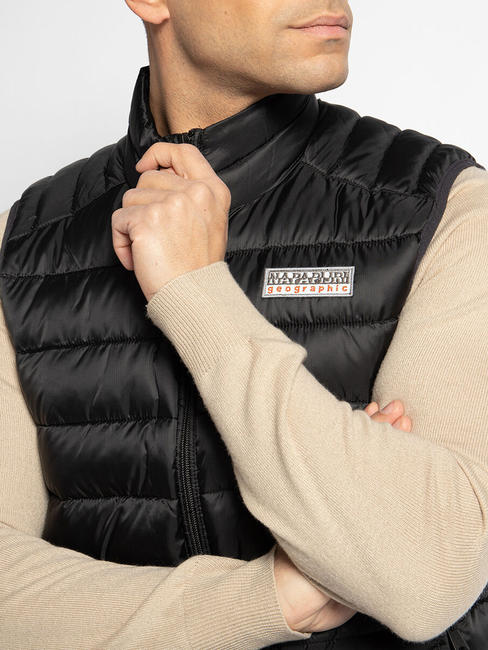AERONS V &Auml;rmellose Herrenjacke SCHWARZ - &Auml;rmellose Jacken f&uuml;r M&auml;nner