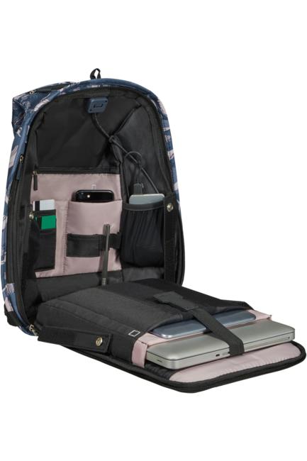SECURIPACK PRINT S Laptop-Rucksack 14,1 " BLAU TARNUNG - PC-Rucks&auml;cke
