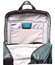 PIQUADRO DOWNTOWN Laptop-Rucksack 14 ", aus Leder GR&Uuml;N - PC-Rucks&auml;cke - 5
