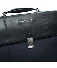 PIQUADRO LINK 2 13" PC-Aktentasche, erweiterbar Blau - Arbeitstaschen - 5