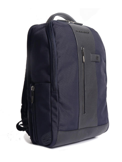 BRIEF 2 Laptop-Rucksack und iPad-Halter aus recyceltem Stoff Blau - PC-Rucksäcke