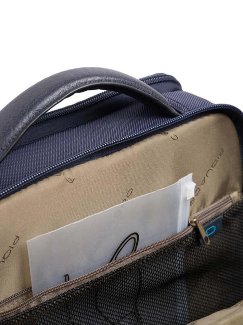 BRIEF 2 Laptop-Rucksack und iPad-Halter aus recyceltem Stoff Blau - PC-Rucksäcke