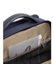 PIQUADRO BRIEF 2 Laptop-Rucksack und iPad-Halter aus recyceltem Stoff Blau - PC-Rucksäcke - 6