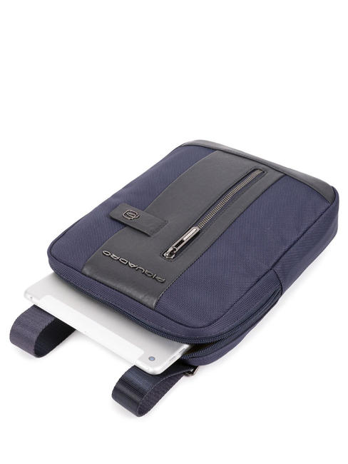 BRIEF 2 iPad-Tasche aus recyceltem Stoff Blau - Umh&auml;ngetaschen Herren