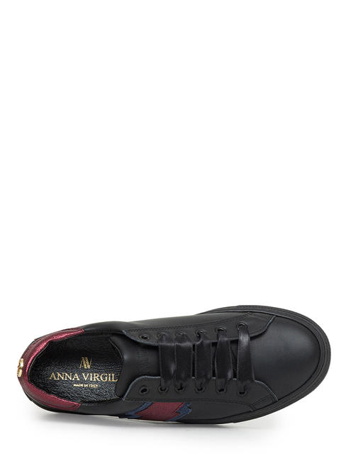 GIULIA FULMINE Turnschuhe aus Leder multi rot - Damenschuhe