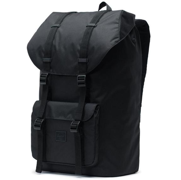 LITTLE AMERICA LIGHT Laptop-Rucksack 15 " HELLES SCHWARZ - Rucks&auml;cke f&uuml;r Schule &amp; Freizeit
