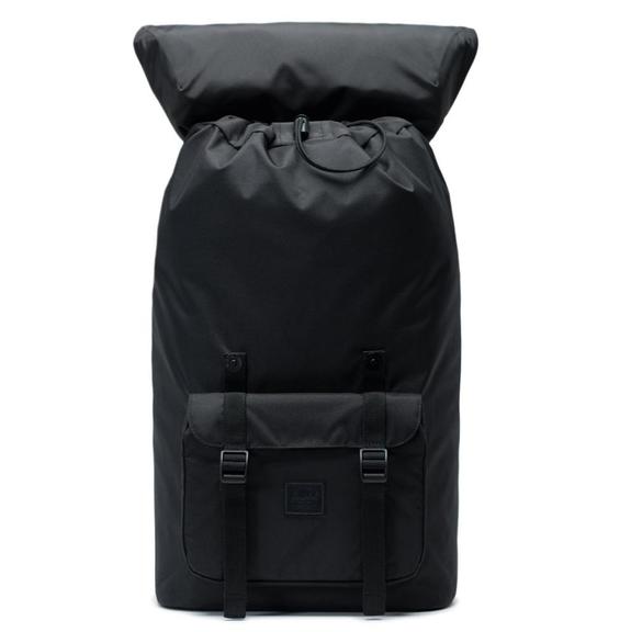 LITTLE AMERICA LIGHT Laptop-Rucksack 15 " HELLES SCHWARZ - Rucks&auml;cke f&uuml;r Schule &amp; Freizeit