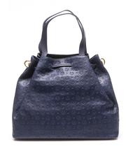 POLLINI HERITAGE EMBOSSED Handtasche Blau - Damentaschen - 3
