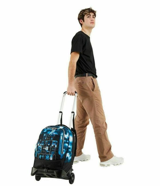 JACK Dip & Sky Trolley-Rucksack mit abnehmbarem Trolley blautief - Rucks&auml;cke mit Trolleyfunktion