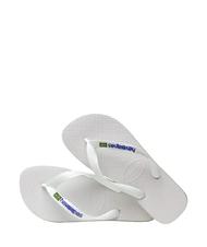 HAVAIANAS BRASIL LOGO Flip-Flops für Herren Weiß - Schuhe Unisex - 2