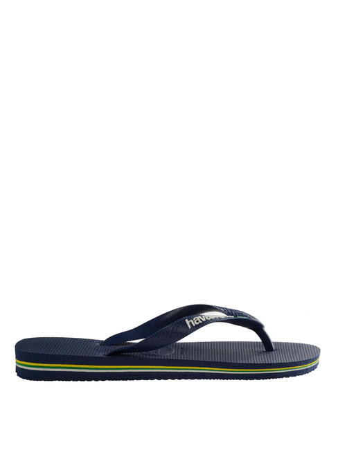 BRASIL LOGO Flip-Flops für Herren Navy blau - Schuhe Unisex