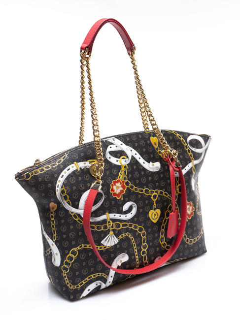 HERITAGE PREPPY CLUB Schulter-Shopper Schwarz - Damentaschen