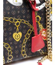 POLLINI HERITAGE PREPPY CLUB Handtasche Schwarz - Damentaschen - 4