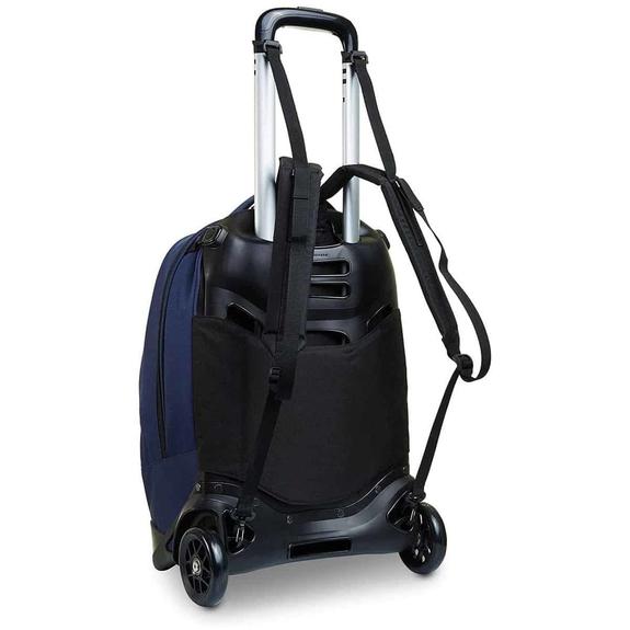 NEW PLUG Logo  Rucksack mit abnehmbarem Trolley patriotblau - Rucks&auml;cke mit Trolleyfunktion