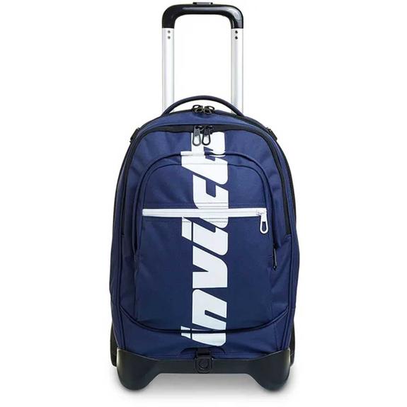 NEW PLUG Logo  Rucksack mit abnehmbarem Trolley patriotblau - Rucks&auml;cke mit Trolleyfunktion