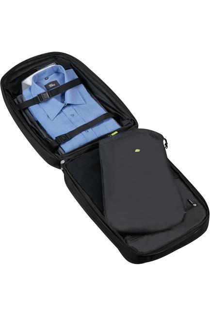 SECURIPACK 15,6 "Laptop-Rucksack SCHWARZER STAHL - PC-Rucksäcke