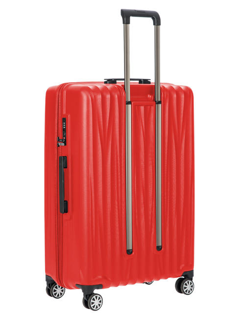 CERVIA Extra großer Trolley 79cm rot - Harte Trolleys