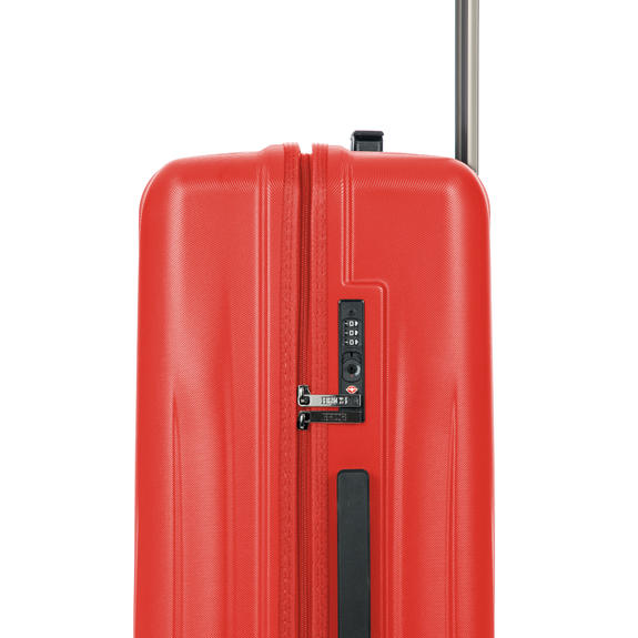 CERVIA Extra großer Trolley 79cm rot - Harte Trolleys