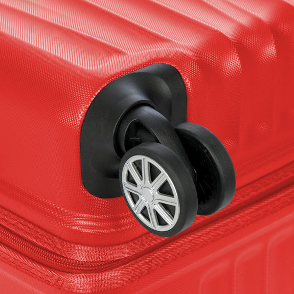 CERVIA Extra großer Trolley 79cm rot - Harte Trolleys