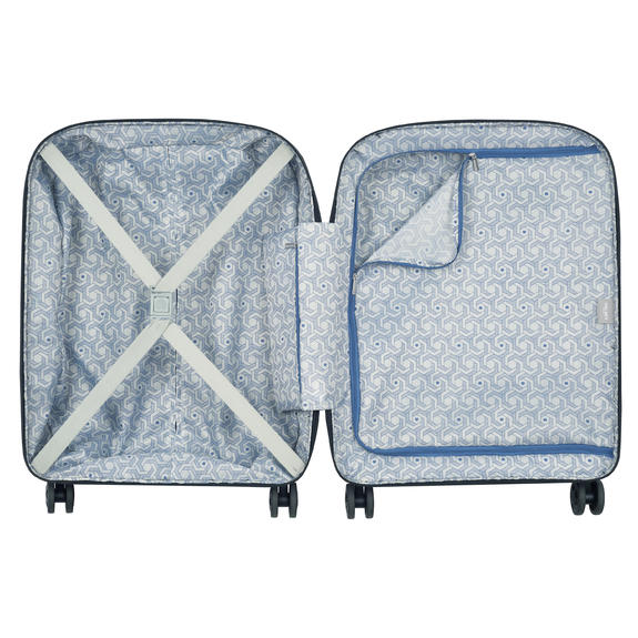 CLAVEL Schlanker, ultraleichter Handgep&auml;ck-Trolley Schwarz - Handgep&auml;ck