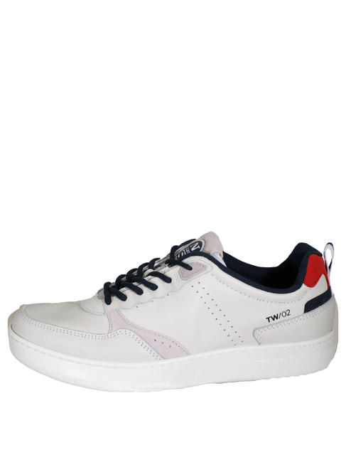 PEAK Turnschuhe aus Leder whi / nav - Herrenschuhe