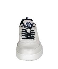 NORTH SAILS PEAK Turnschuhe aus Leder whi / nav - Herrenschuhe - 5