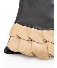TOSCA BLU Handschuhmitrouches  schwarz / natur - Handschuhe - 2