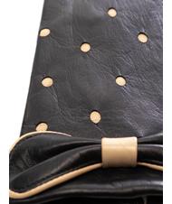 TOSCA BLU Handschuh in Haut pois e fiocchetto  Schwarz - Handschuhe - 3
