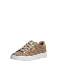 GUESS BECKIE LOGO Turnschuhe Beige / Braun - Damenschuhe - 3