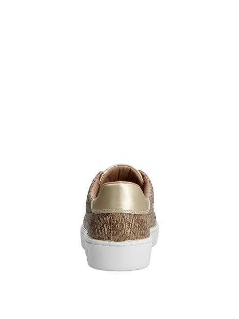 BECKIE LOGO Turnschuhe Beige / Braun - Damenschuhe