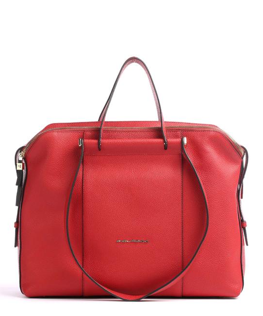CIRCLE  CIRCLE Multifunktionale Ledertasche ROT - Arbeitstaschen