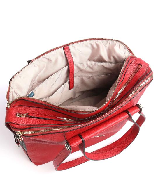 CIRCLE  CIRCLE Multifunktionale Ledertasche ROT - Arbeitstaschen