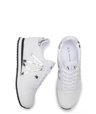 ARMANI EXCHANGE RIO Turnschuhe weiß / silb - Damenschuhe - 5