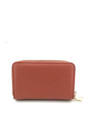 COCCINELLE METALLIC SOFT Mittlere Geldb&ouml;rse aus Leder mit umlaufendem Rei&szlig;verschluss - Brieftaschen Damen