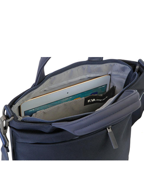 EASY PLUS Vertikale Tasche f&uuml;r iPad mit Schultergurt Nachtblau - Damentaschen