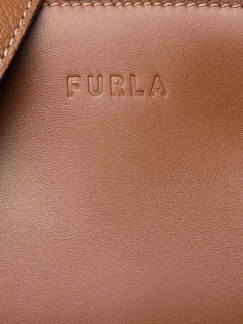 MIASTELLA Handtasche mit Schultergurt Cognac - Damentaschen