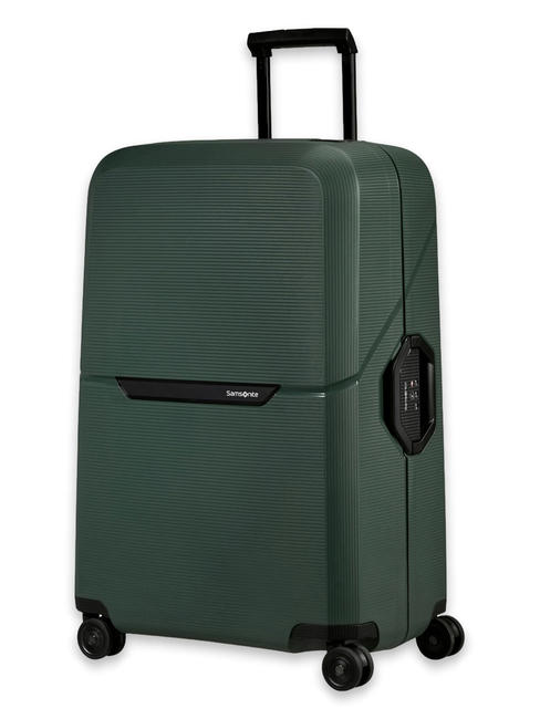 MAGNUM ECO Gro&szlig;er 75-cm-Trolley Waldgr&uuml;n - Harte Trolleys