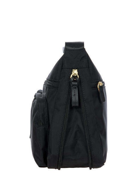 X-BAG Umh&auml;ngetasche, erweiterbar Schwarz Schwarz - Damentaschen