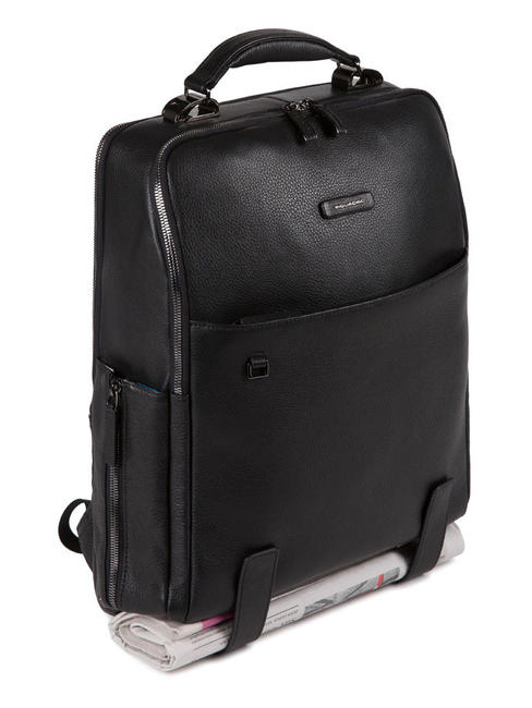 MODUS SPECIAL Lederrucksack für PC15.6 " Schwarz - PC-Rucksäcke