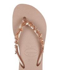 HAVAIANAS SLIM LEAVES Flip Flops ros&eacute; / gold - Damenschuhe - 2