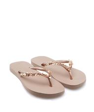 HAVAIANAS SLIM LEAVES Flip Flops ros&eacute; / gold - Damenschuhe - 3