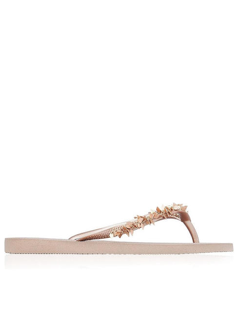 SLIM LEAVES Flip Flops ros&eacute; / gold - Damenschuhe