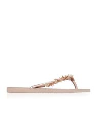 HAVAIANAS SLIM LEAVES Flip Flops ros&eacute; / gold - Damenschuhe - 4