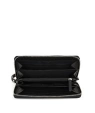 TOSCA BLU BASIC Gro&szlig;es Portemonnaie mit Rundum-Rei&szlig;verschluss aus Leder Schwarz - Brieftaschen Damen - 2