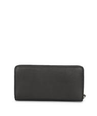 TOSCA BLU BASIC Gro&szlig;es Portemonnaie mit Rundum-Rei&szlig;verschluss aus Leder Schwarz - Brieftaschen Damen - 4