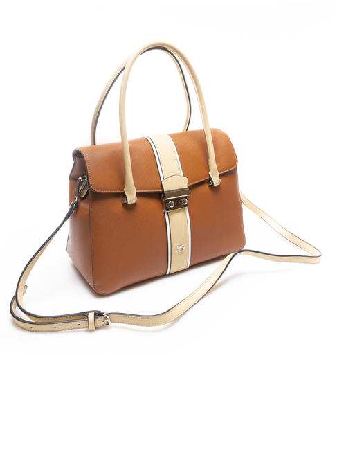 GRACE Handbag, with shoulder strap br&auml;unen - Damentaschen