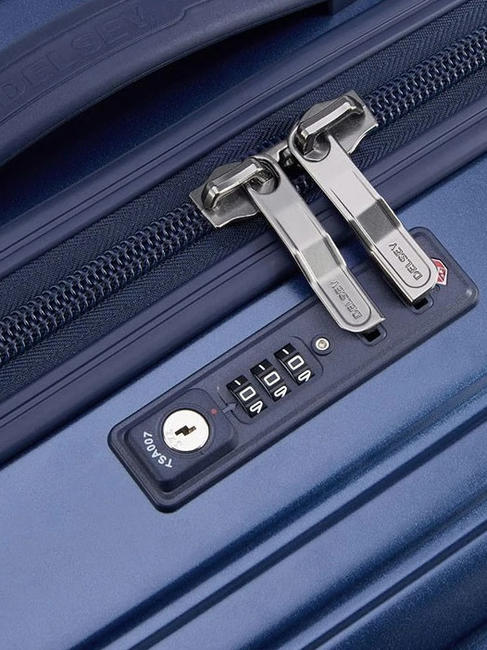 CAUMARTIN PLUS Handgep&auml;ck Trolley 4 Doppelrollen hellblau - Handgep&auml;ck