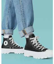 CONVERSE CHUCK TAYLOR ALL STAR LUGGED HIGH Stiefeletten aus Leder blwwhi - Schuhe Unisex - 5