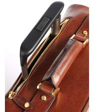 THE BRIDGE STORY Handgepäckwagen aus Leder BRAUN - Handgepäck - 3